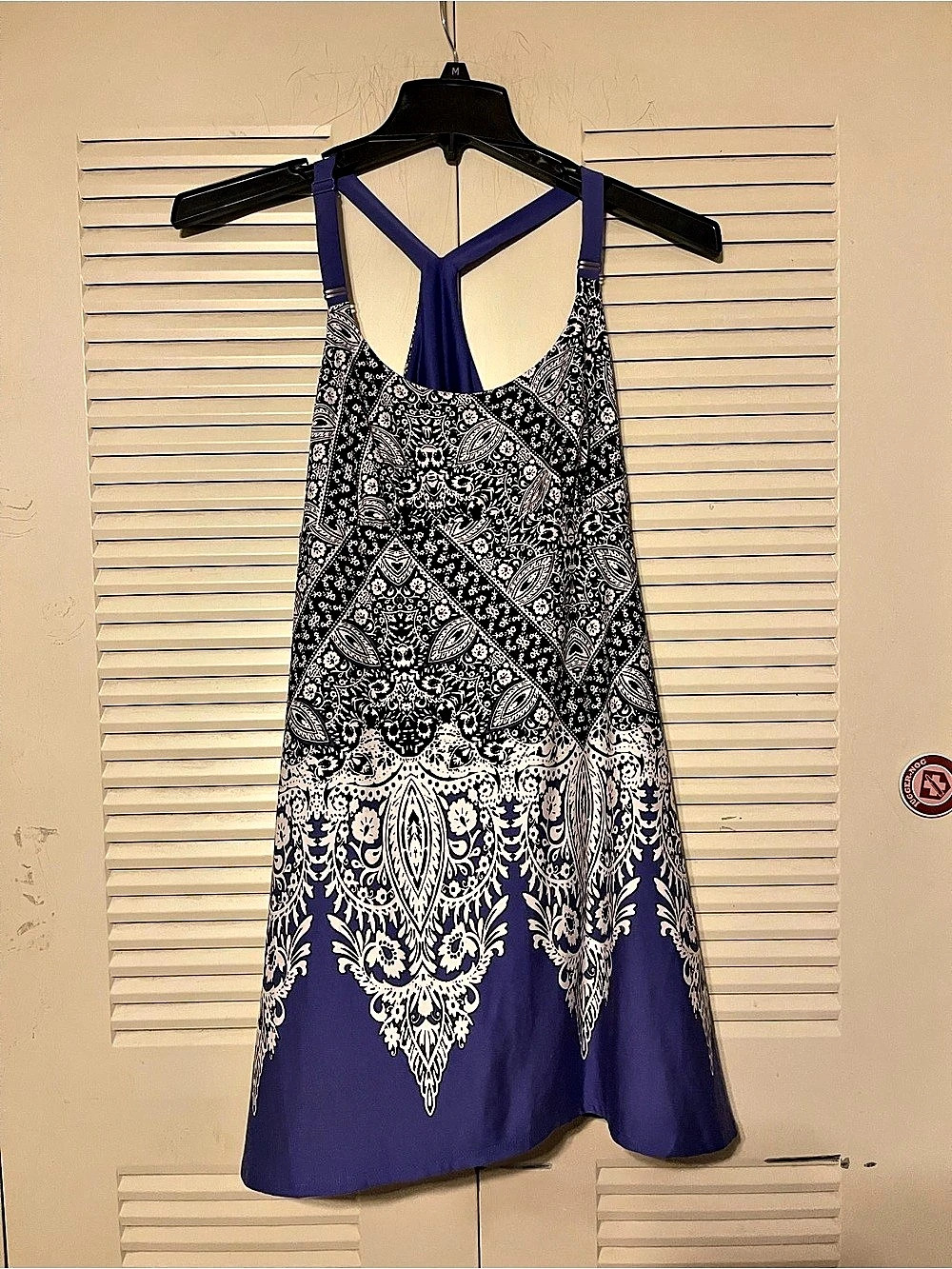 Athleta Shorebreak Dress Purple & Black